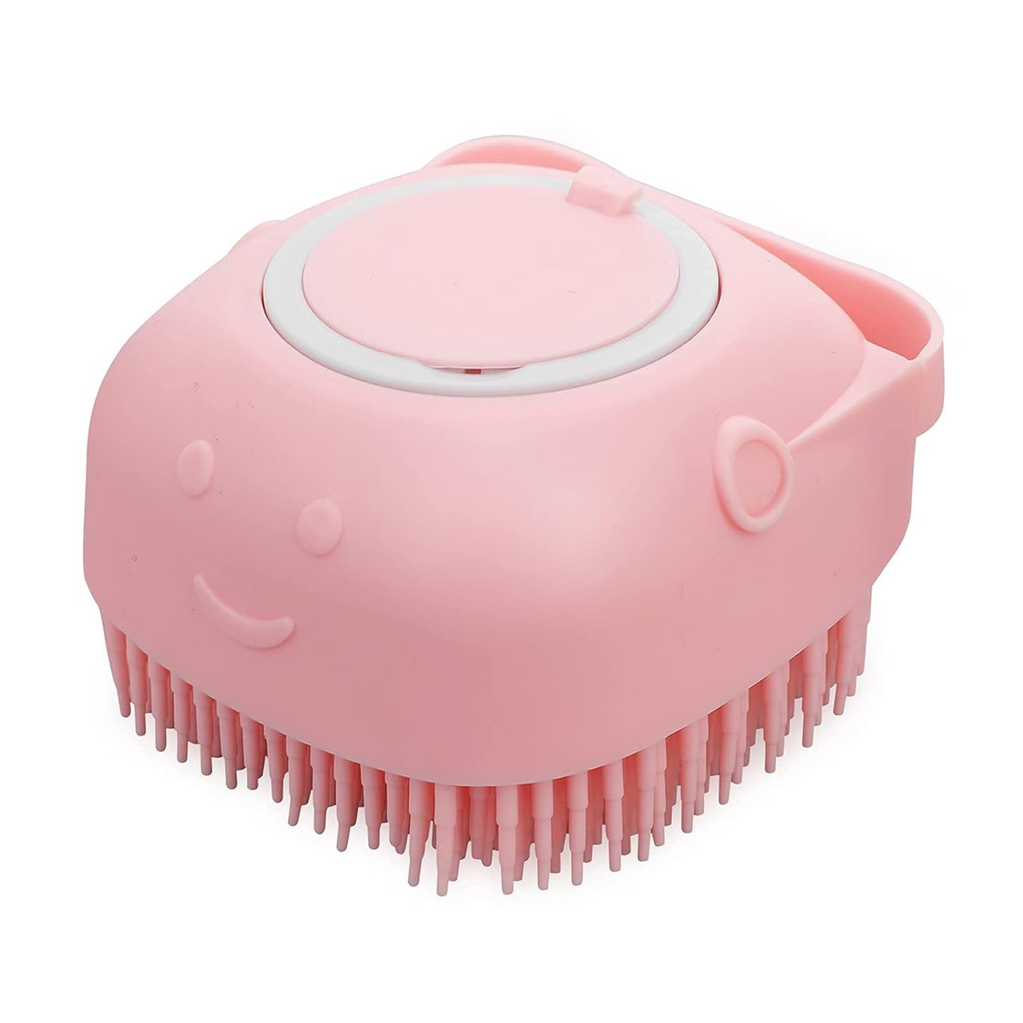 Brosse pour Chat et Chien - Brosse de Bain en Silicone avec Distributeur de Shampoing