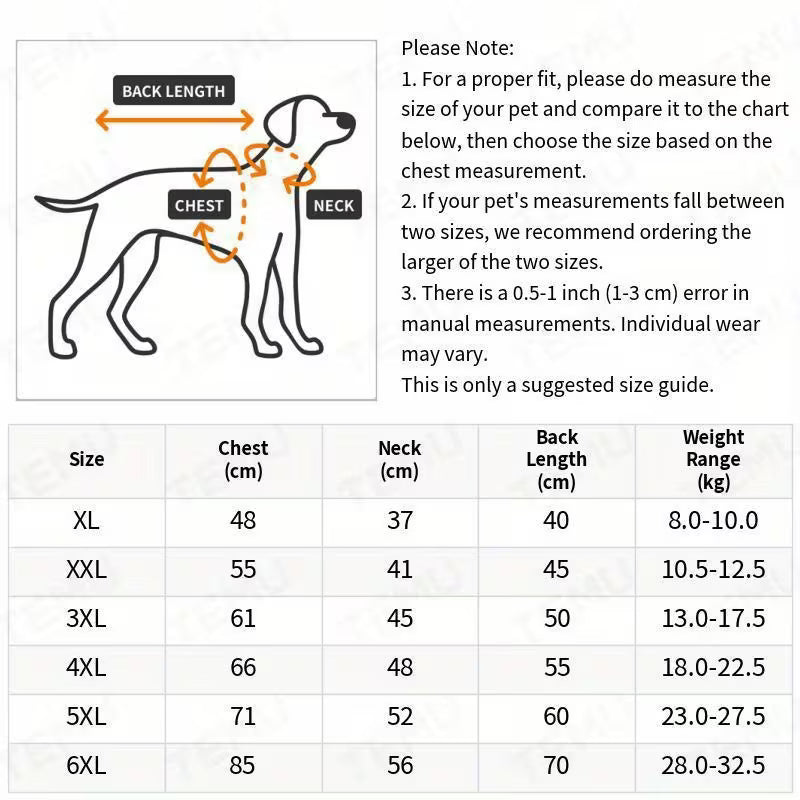 Reflective Winter Dog Coat – Warm & Windproof Jacket