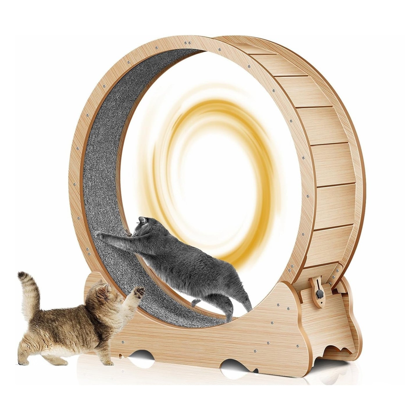 Roue d’Exercice pour Chat – Tapis de Course Intérieur