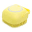 Brosse pour Chat et Chien - Brosse de Bain en Silicone avec Distributeur de Shampoing