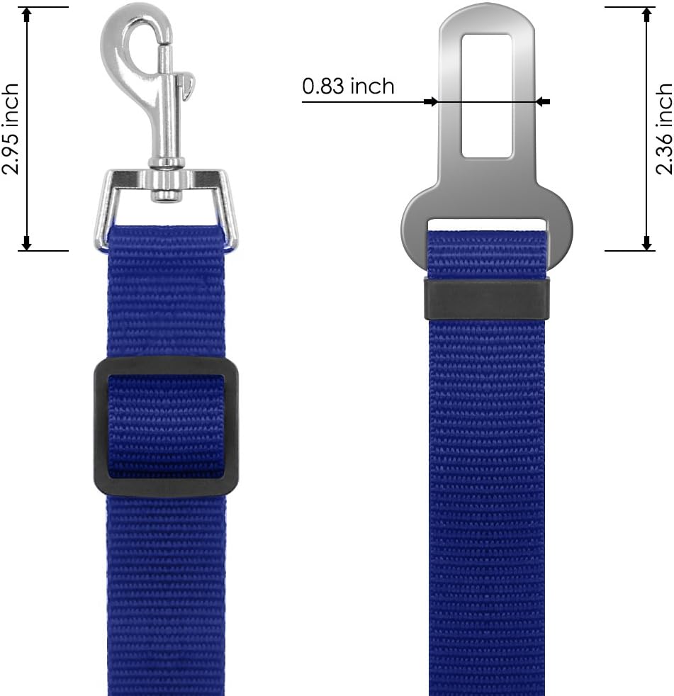 Adjustable Dog & Cat Car Seat Belt Safety Leash