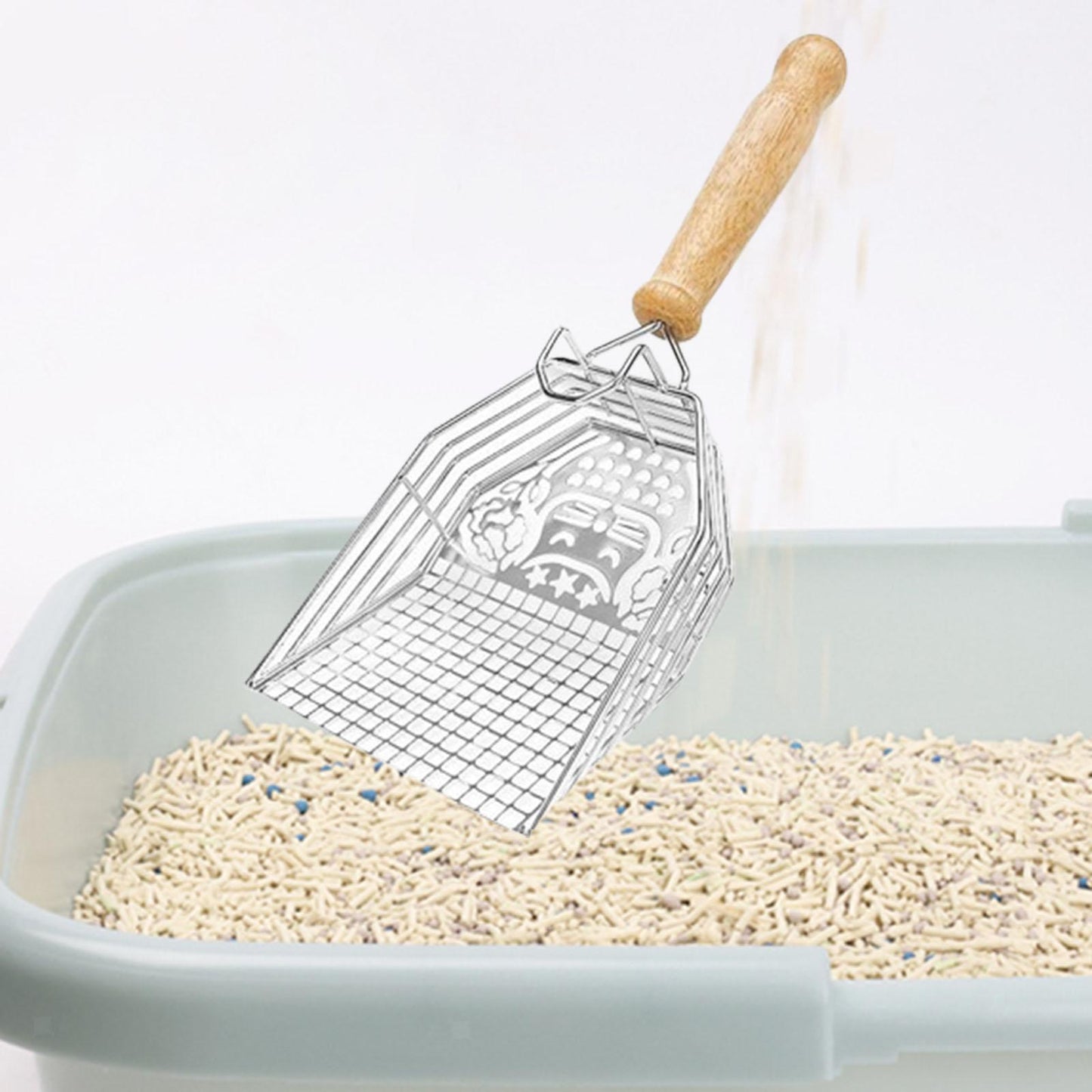 Cat Litter Scoop – Stainless Steel Sifting Scooper