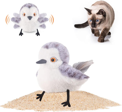 Jouet Oiseau Battant pour Chat – Peluche Sonore