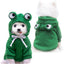 Sweat à Capuche Grenouille pour Chien – Manteau Douillet en Polaire pour Chiens et Chats