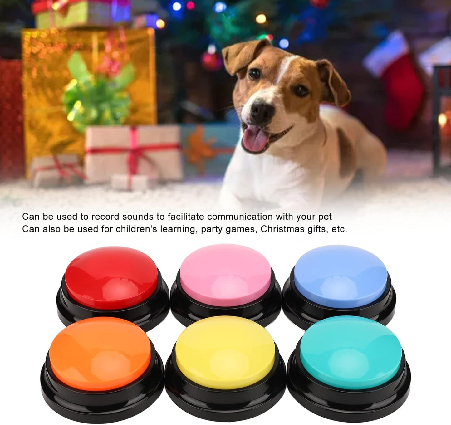 Bouton Vocal d’Entraînement pour Animaux – Enregistrement 30 Sec