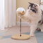 Interactive Cat Treat Ball Feeder with Spring Base