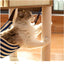 Wooden Cat Tree with House, Hammock & Sisal Scratching Post