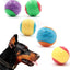 Balle à Mâcher Interactive pour Chien – Jouet Squeaky en Caoutchouc Résistant