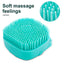 Brosse pour Chat et Chien - Brosse de Bain en Silicone avec Distributeur de Shampoing