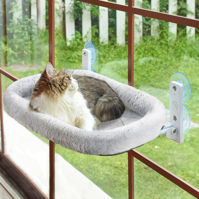 Cordless Cat Window Perch – Foldable Suction Cup Hammock