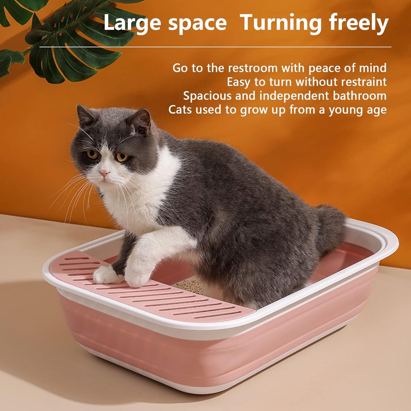 Bacs à litière pour chat - pliables avec pelle