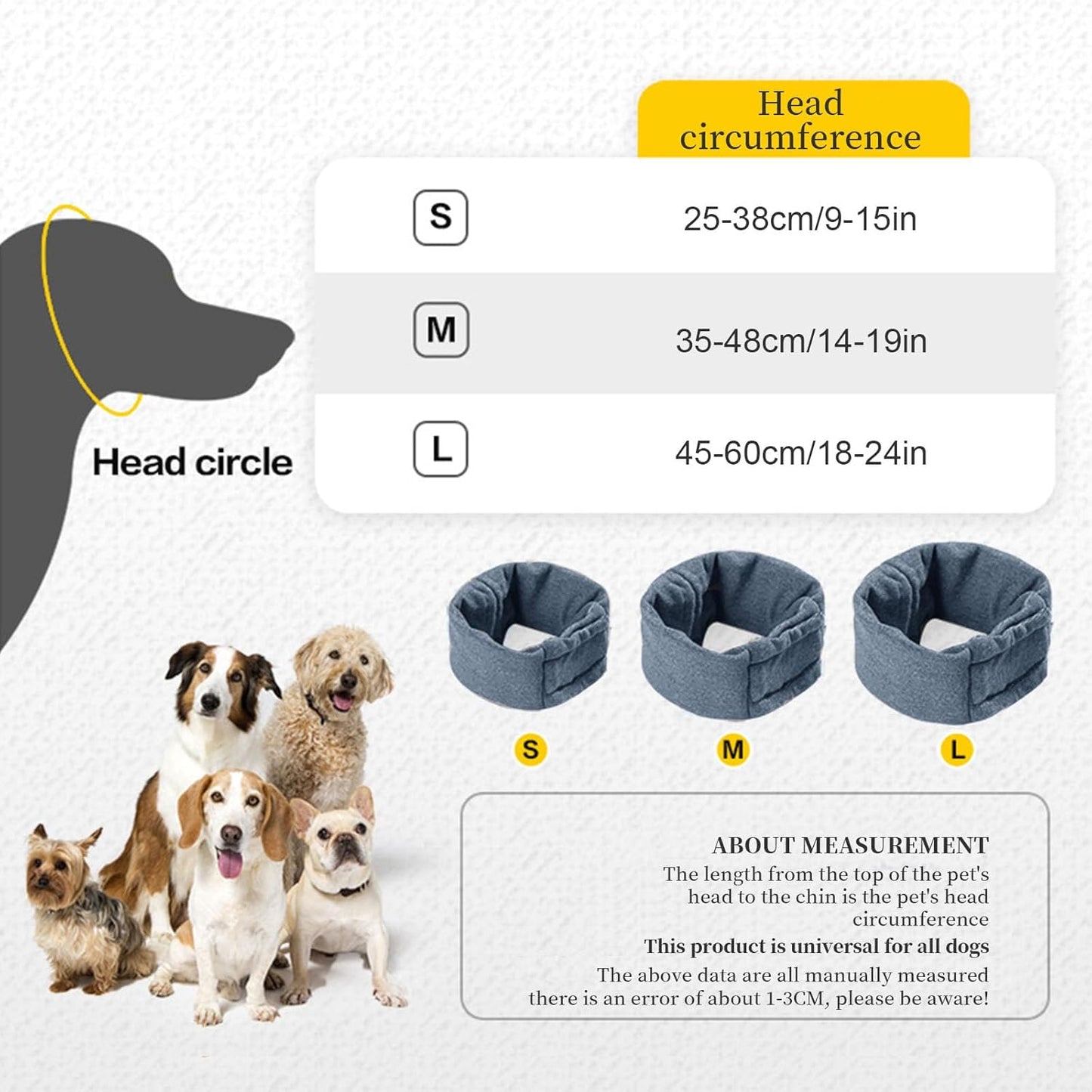 Cagoule Protectrice pour Chiens – Chaude & Anti-Bruit