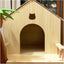 Wooden Cat Tree with House, Hammock & Sisal Scratching Post