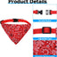 Collier Bandana pour Chien & Chat – Foulard Réglable avec Boucle Sécurité