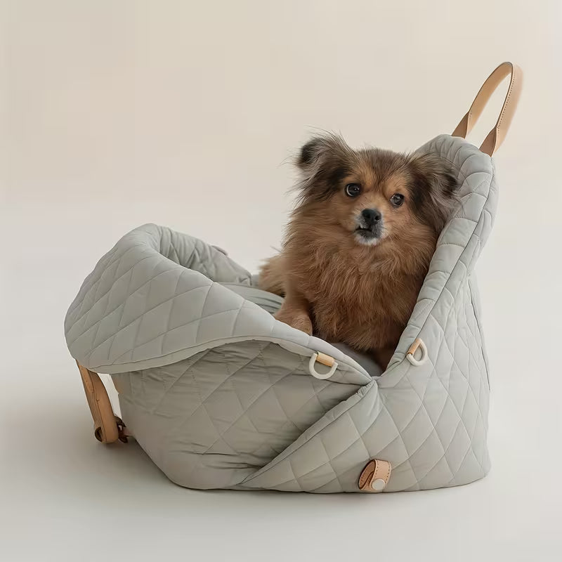 Sac de Transport Matelassé – Tote Respirant pour Petits Chiens & Chats