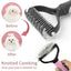 Brosse pour Chat et Chien - Brosse Double Face pour Démêlage et Sous-Poil