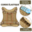Tactical Dog Harness with Shock-Absorbing Leash – Set