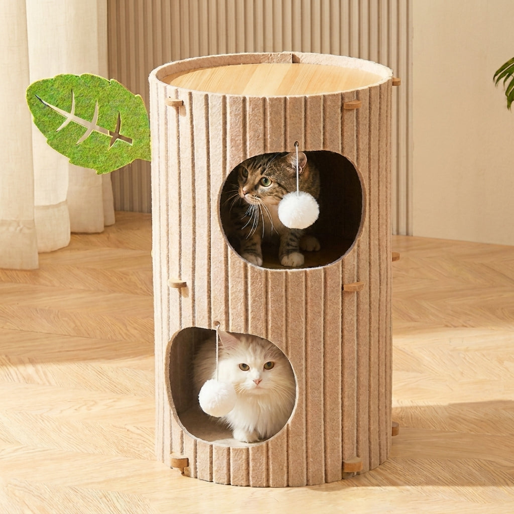 Tour Maison pour Chat avec Surface de Griffage