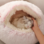 Lit Grotte Douillet pour Chat avec Base Antidérapante