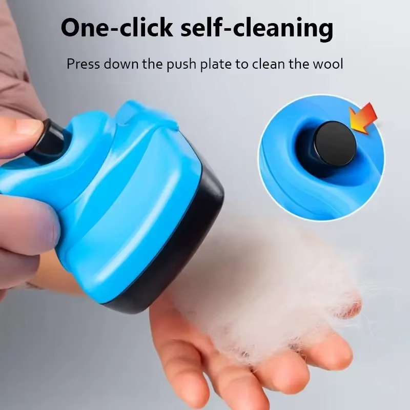 Brosse Autonettoyante pour Animaux – Outil de Désemmêlage