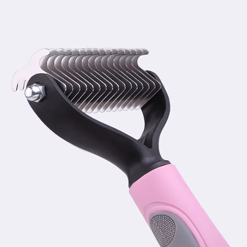 Brosse pour Chat et Chien - Brosse Double Face pour Démêlage et Sous-Poil
