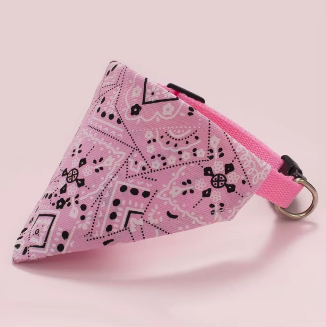 Collier Bandana pour Chien & Chat – Foulard Réglable avec Boucle Sécurité