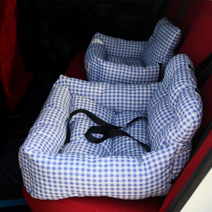 Siège Auto pour Chien et Chat avec Coussin – 53 × 38 × 30 cm