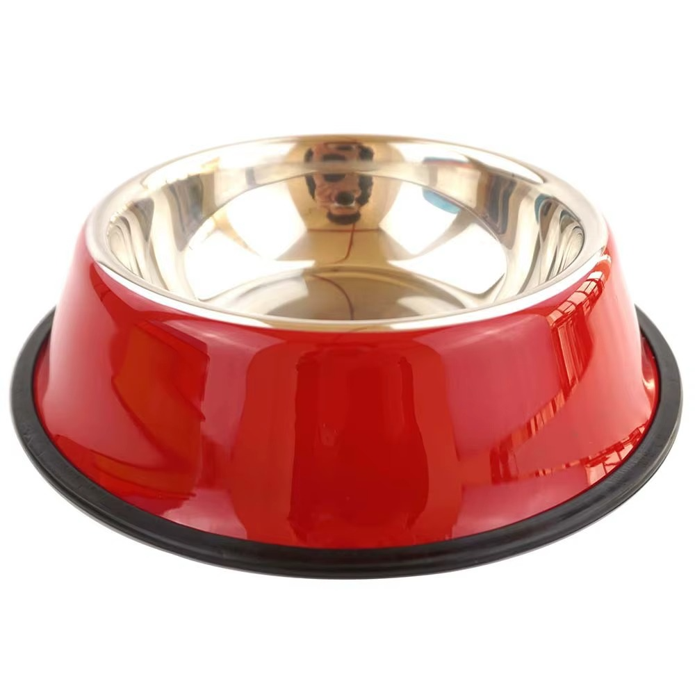 Gamelle pour chien en acier inoxydable – Antidérapante, durable et facile à nettoyer