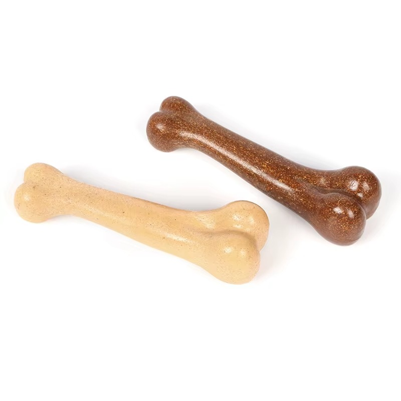 Jouet à Mâcher pour Chien Saveur Bœuf – Os Durable en Fibre pour Chiens de Moins de 11 kg