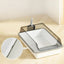 High Fence Cat Litter Box – Semi-Enclosed Tray with Scoop