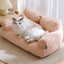 Fluffy Calming Pet Sofa – Memory Foam Bed with Anti-Slip Base