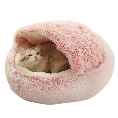 Lit Grotte Douillet pour Chat avec Base Antidérapante