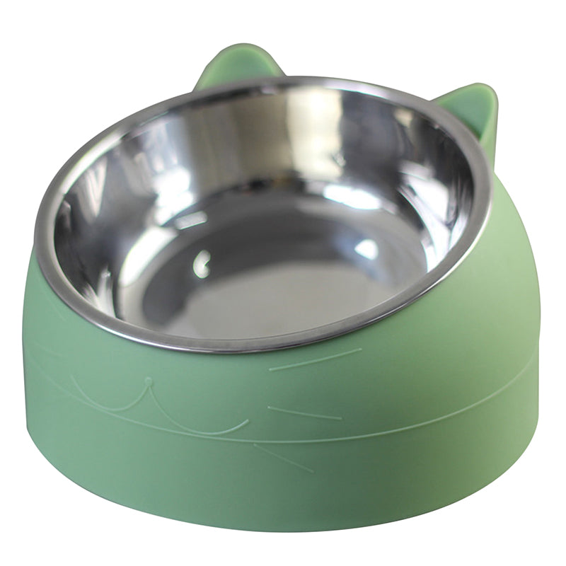 Gamelle pour Chat et Chien - Inclinée en Acier Inoxydable