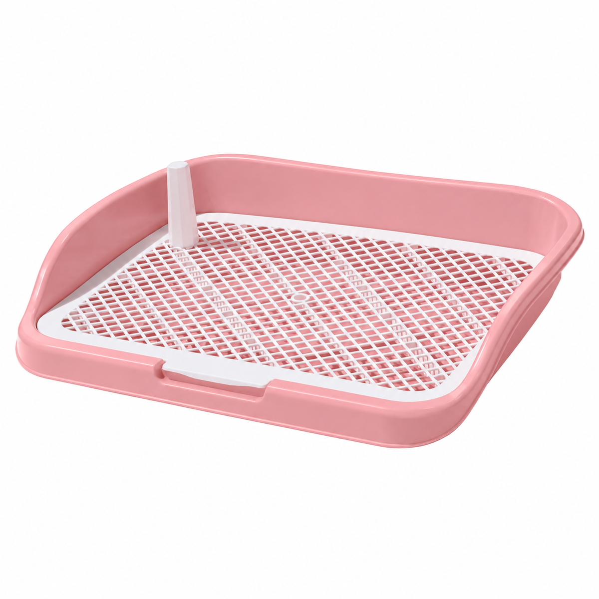 Toilette pour Chien avec Grille Amovible – 52 × 46 cm