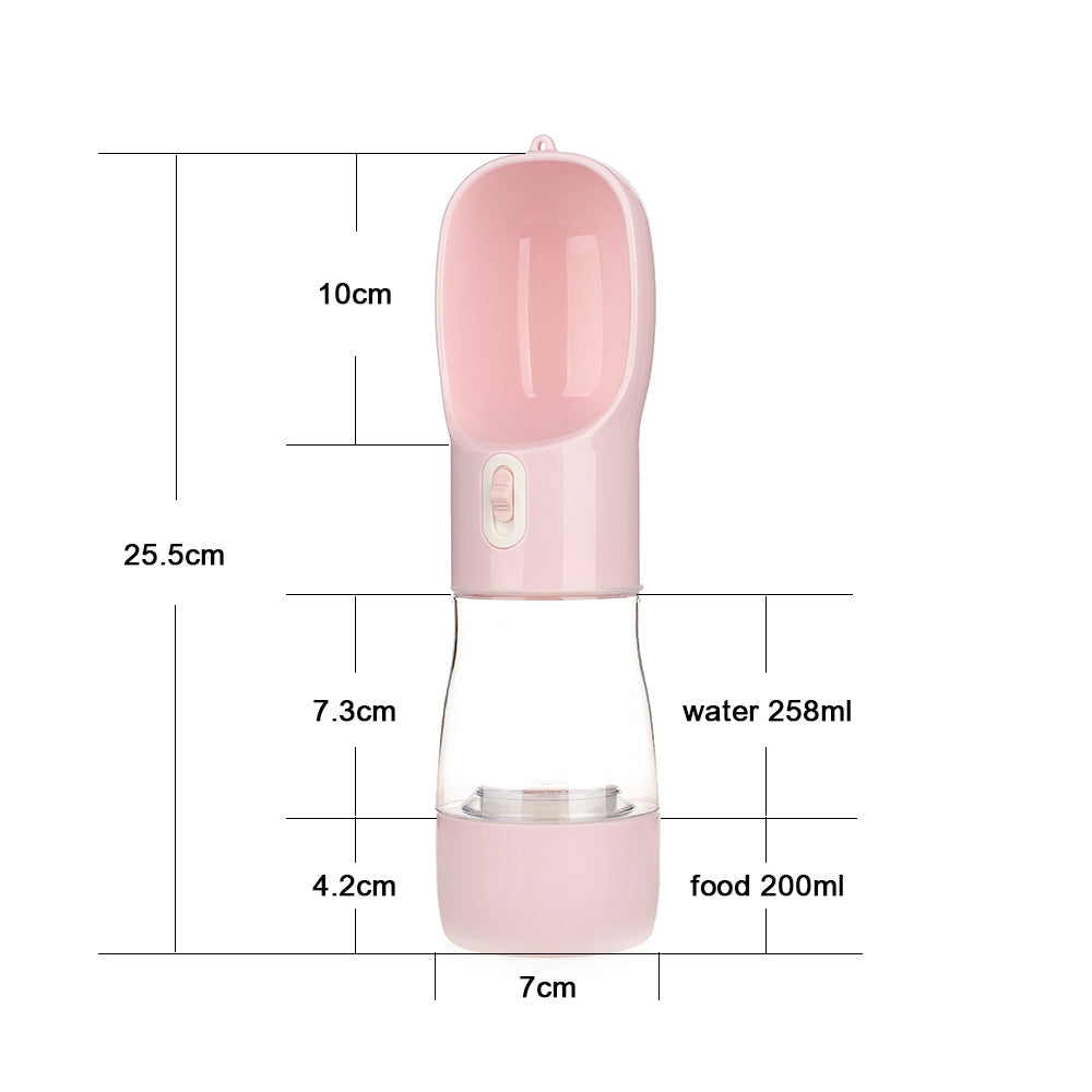 Distributeur et mangeoire de bouteilles d'eau portables multifonctionnels