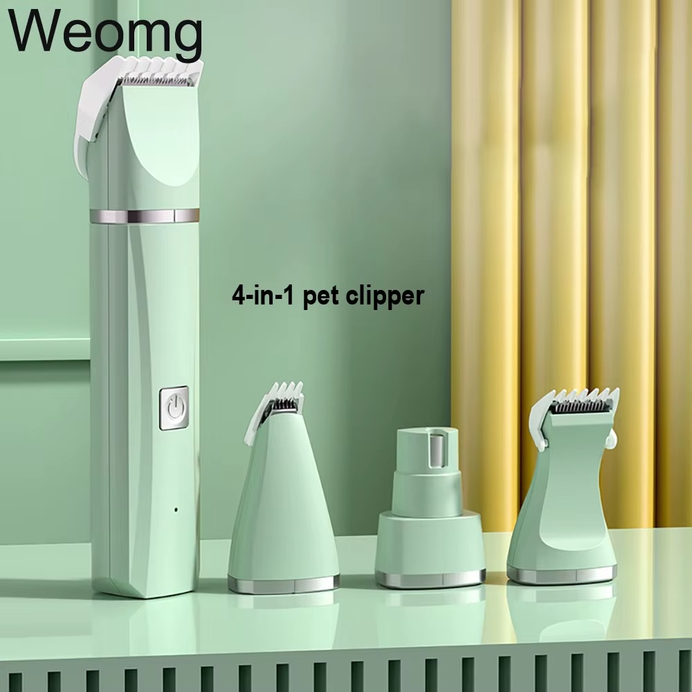 Tondeuse Animale 4-en-1 – Recharge USB et Faible Bruit