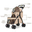 Double Pet Stroller for Dogs & Cats – 2-Level Foldable Design