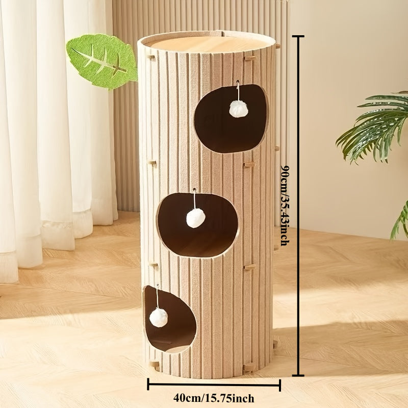 Tour Maison pour Chat avec Surface de Griffage
