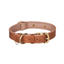 Adjustable Leather Dog Collar – Padded & Durable with D-Ring