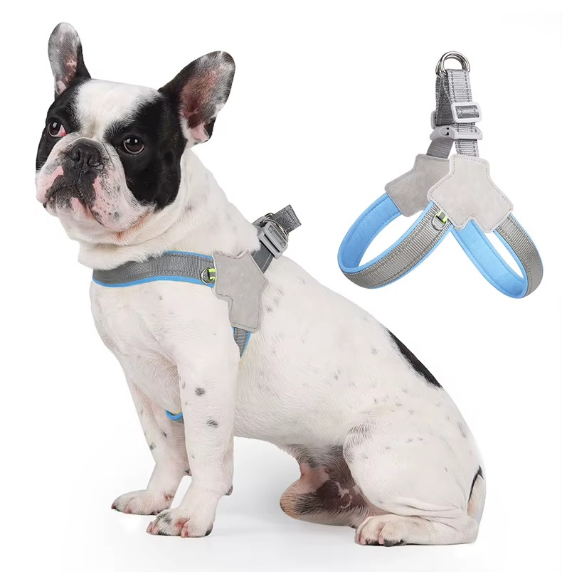 Harnais pour Chien Camouflage – Gilet Réfléchissant Antifugue (Tailles S à XL)