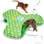 Jouet Interactif Rechargeable pour Chat avec Plume et Son de Souris
