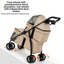 Double Pet Stroller for Dogs & Cats – 2-Level Foldable Design