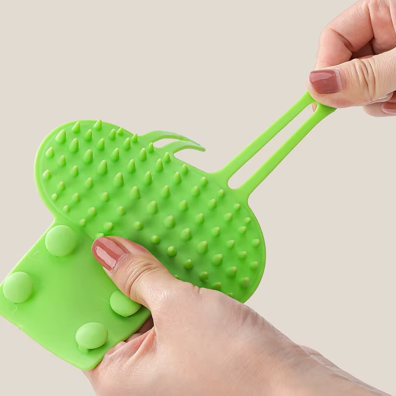 Griffoir pour chat – Brosse de toilettage en silicone souple pour meubles