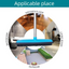Balai électrostatique en silicone avec manche extensible 