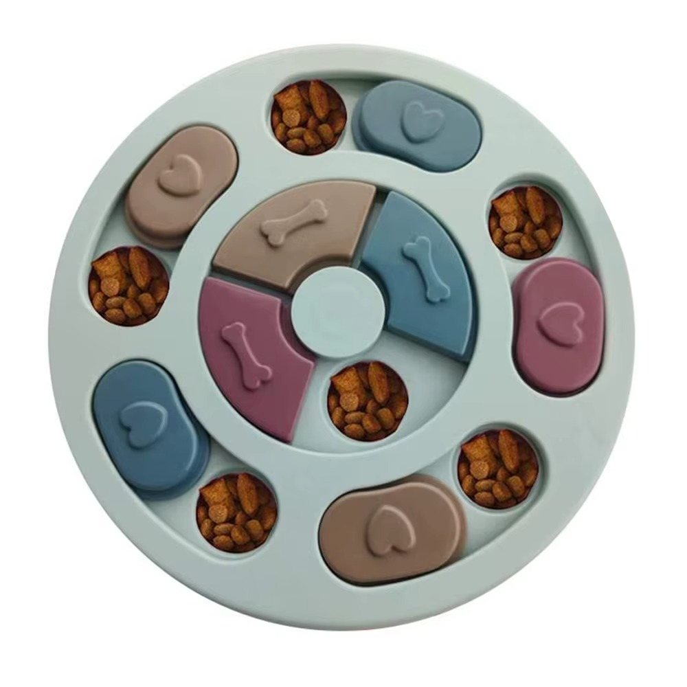 Jouet Puzzle pour Chien – Distributeur de Friandises et Gamelle Anti-Glouton