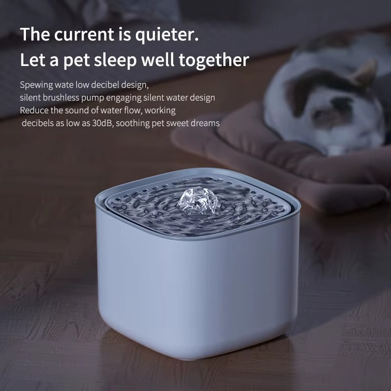 Automatic Pet Water Fountain – 3L Quiet Drinking Dispenser for Cats & Small Dogs