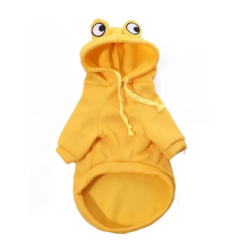 Sweat à Capuche Grenouille pour Chien – Manteau Douillet en Polaire pour Chiens et Chats
