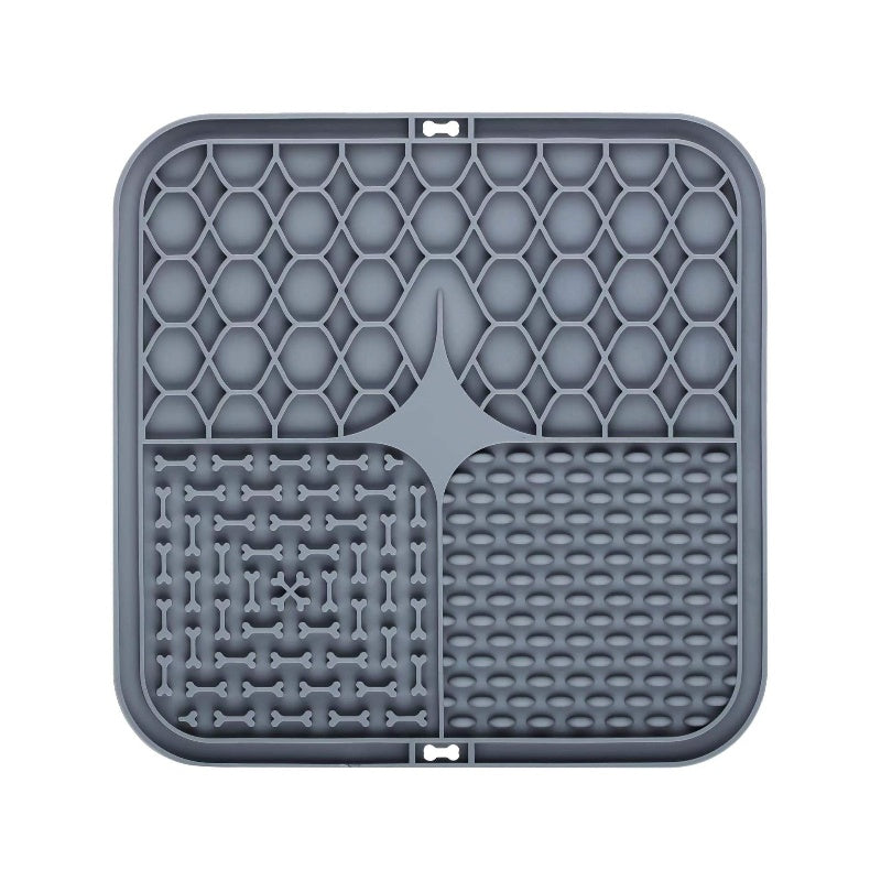 Silicone Lick Mat & Slow Feeder for Cats and Small Dogs