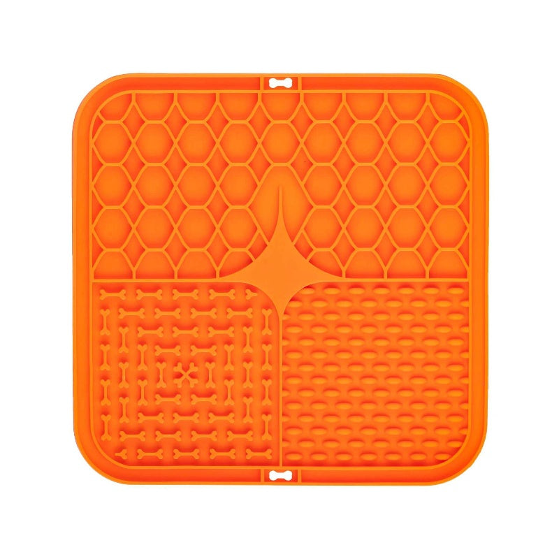 Silicone Lick Mat & Slow Feeder for Cats and Small Dogs