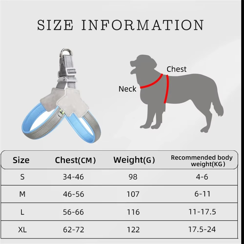 Harnais pour Chien Camouflage – Gilet Réfléchissant Antifugue (Tailles S à XL)